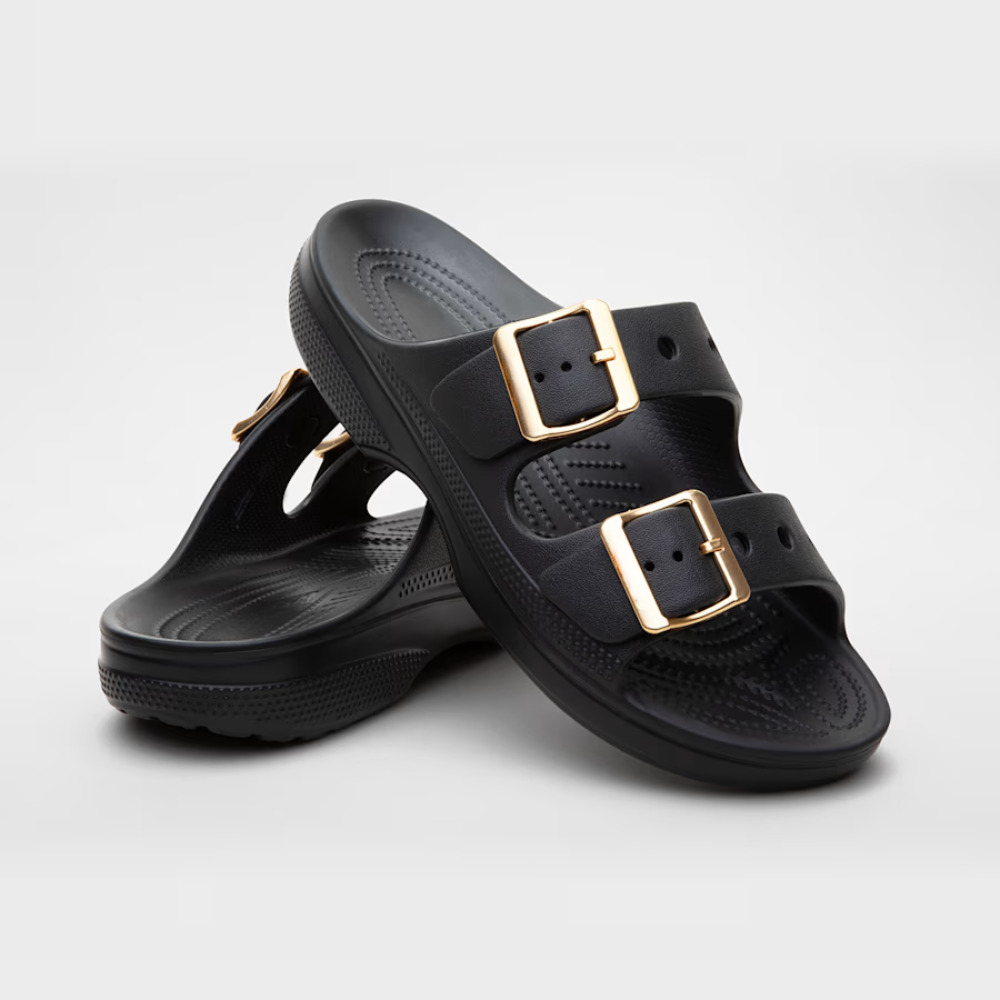 Northendshop Saturday Double Buckle Slides EVA Platform Sandals