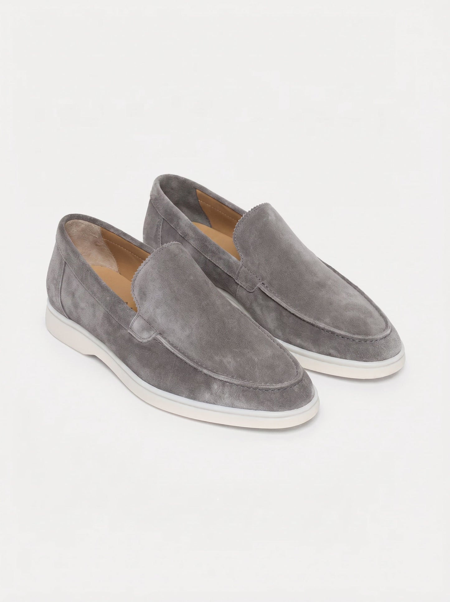 Amalfi Yacht Mocasines de Ante Gris