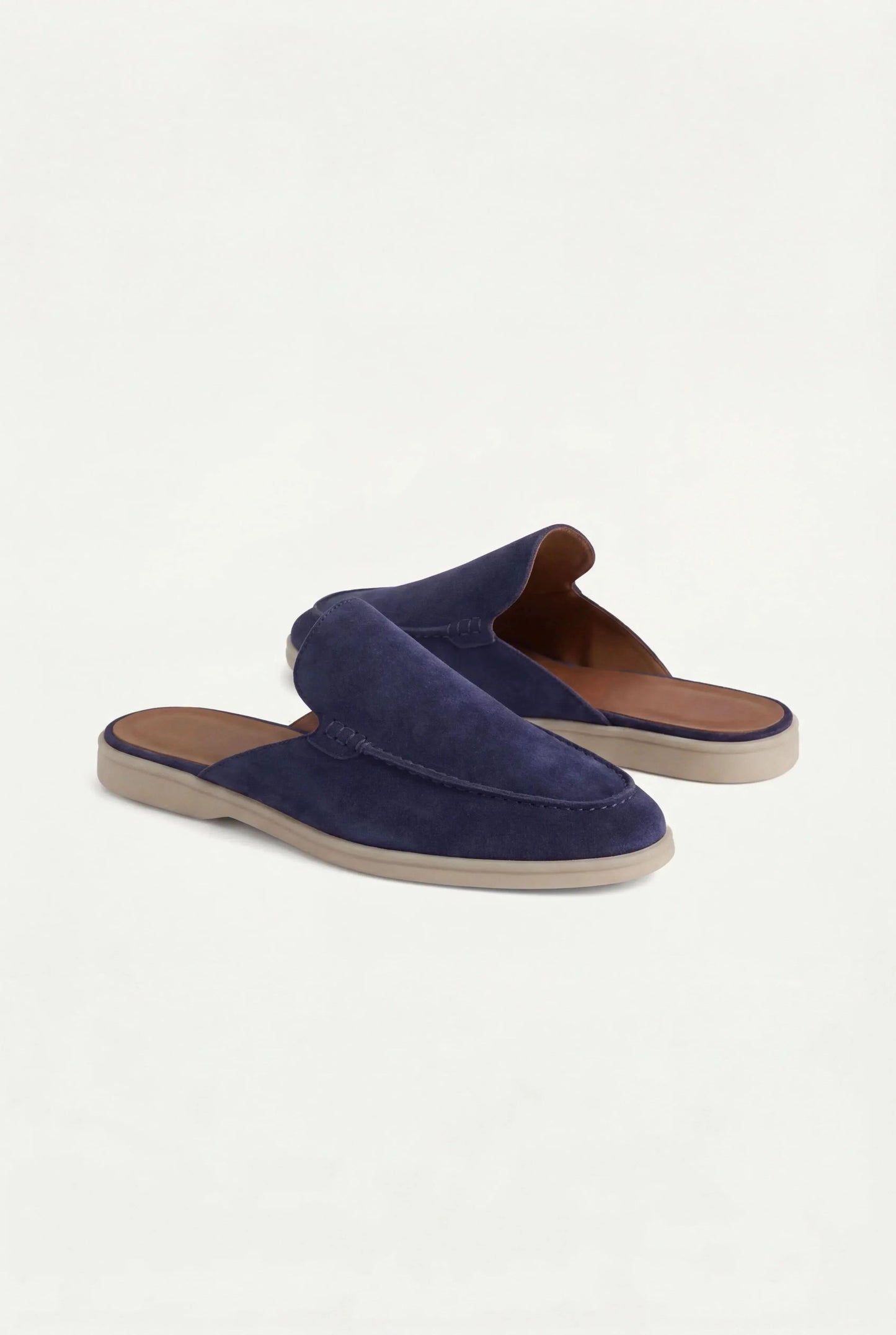 THE AUREA Yacht Mule Navy Suede