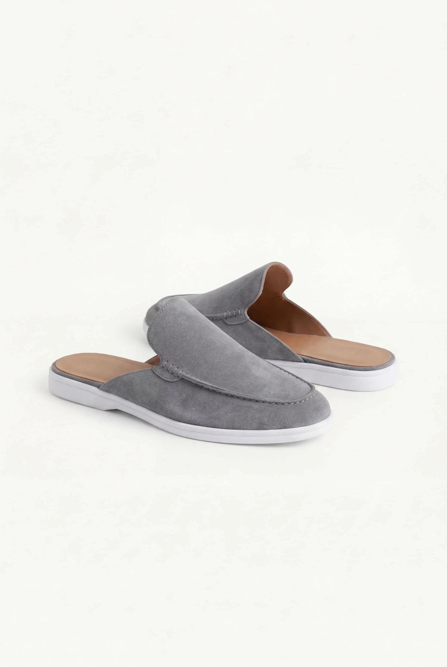 THE AUREA Yacht Mule Slip-On Ante Gris Suave