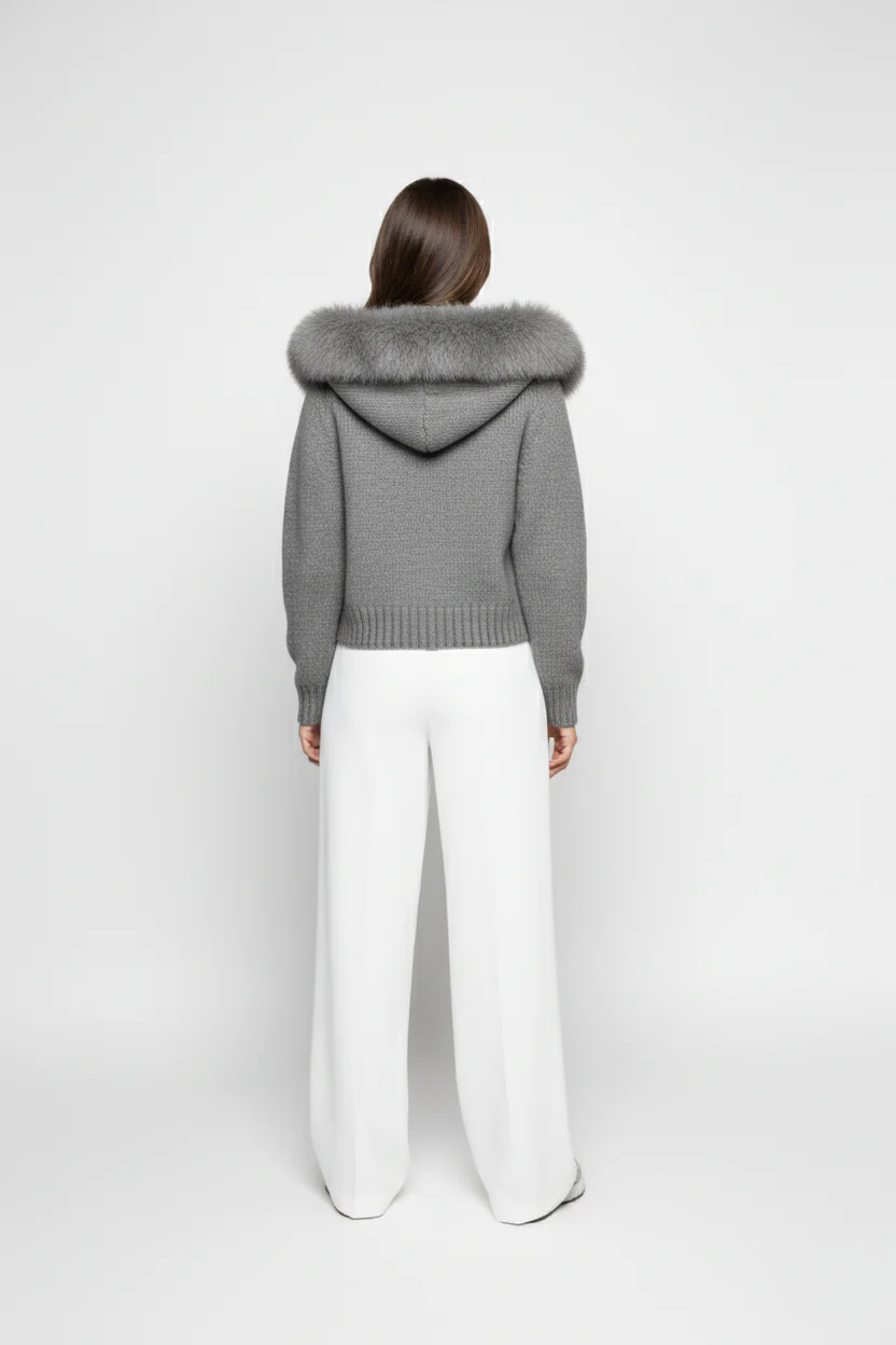 LUNA SOFT™ - Suéter con Cremallera y Cuello de Peluche