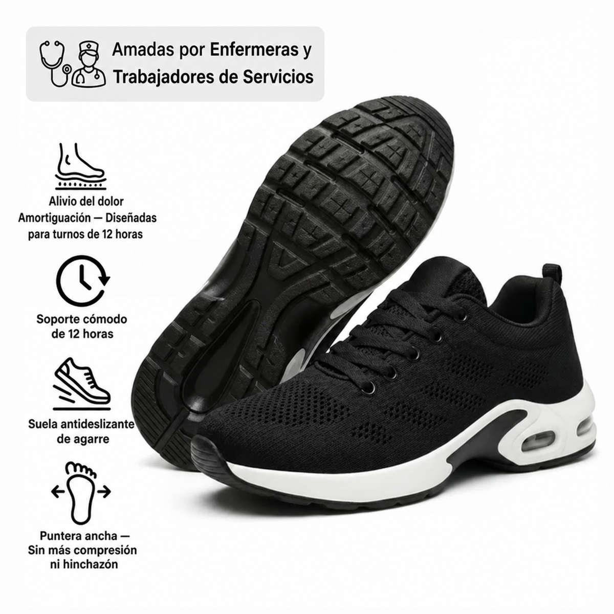 COMFORA™ | Calzado de Confort 12H