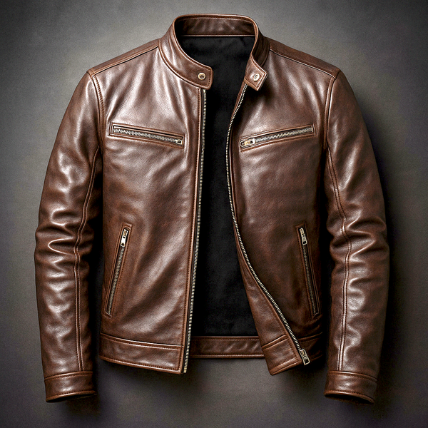VITTORIO™ | Chaqueta de Cuero Vintage