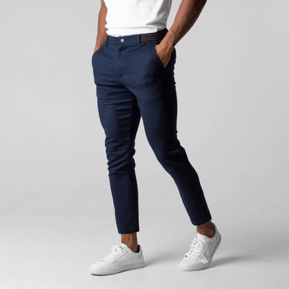 pj Chino Elástico Premium Pantalón Algodón Entallado