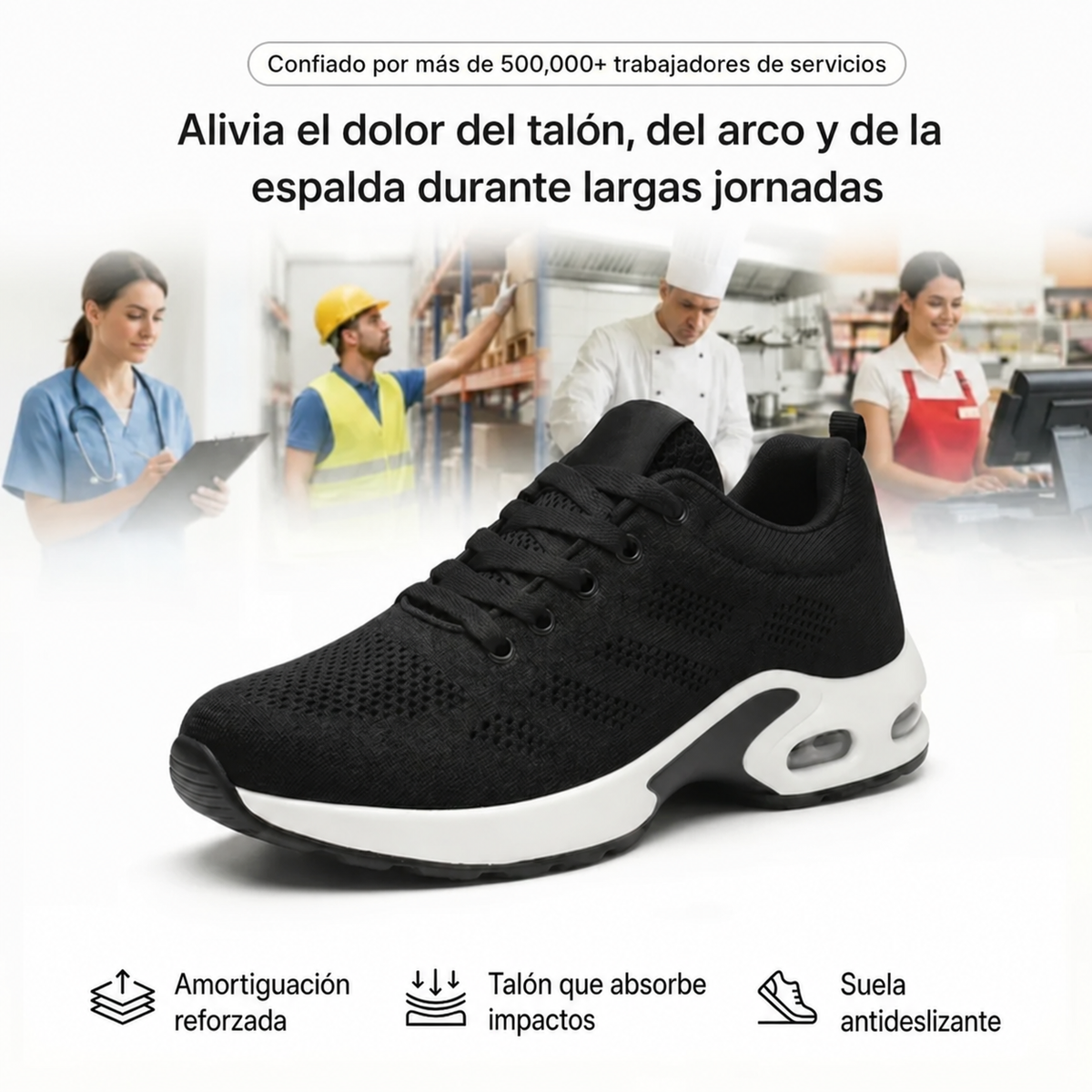 COMFORA™ | Calzado de Confort 12H