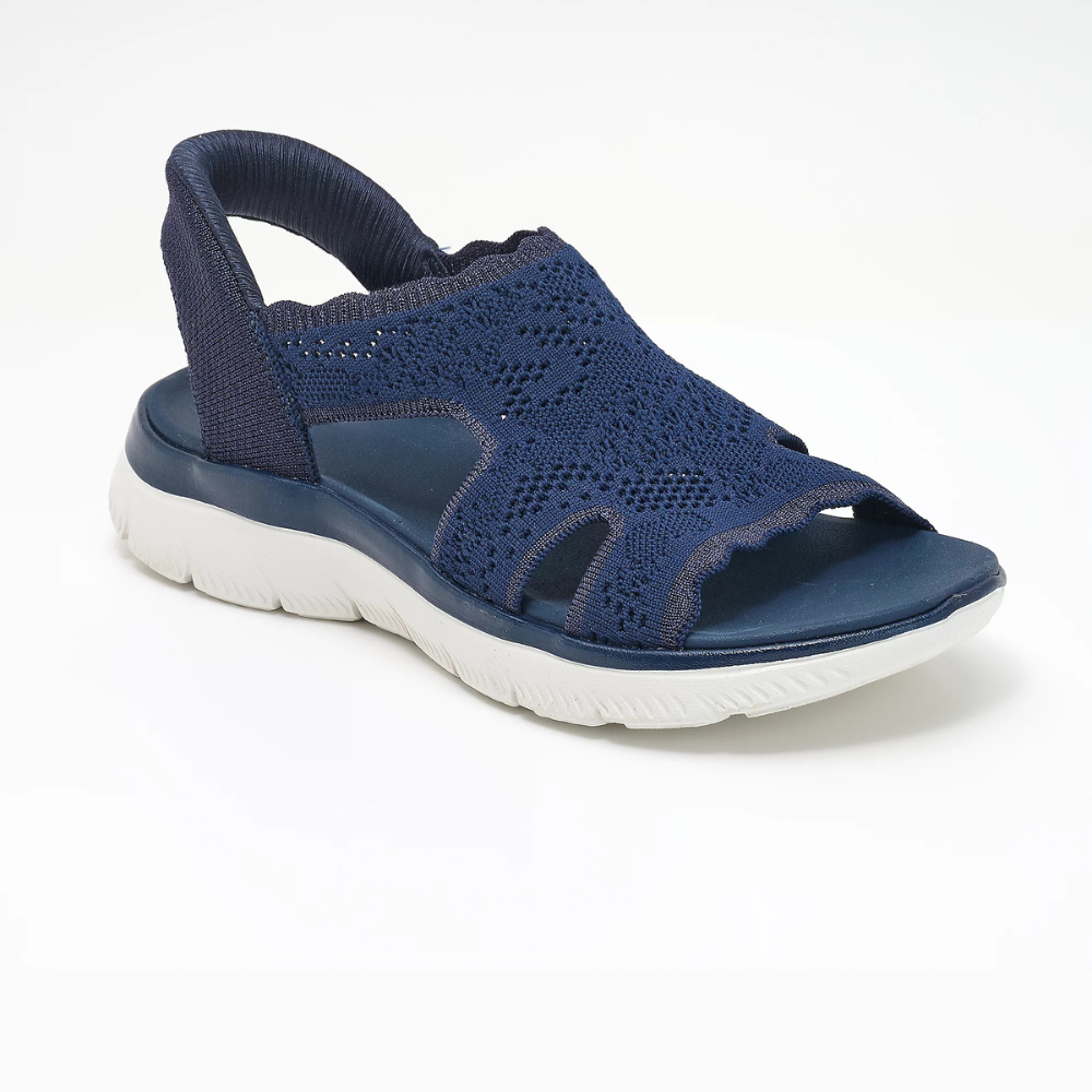 Northend Summits Memory Foam Knit Platform Sandals Lightweight Breathable