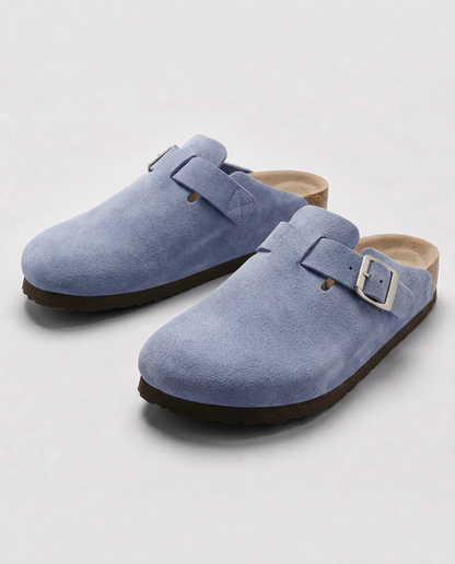 Clog Studios Zuecos de Ante con Plantilla Suave Premium