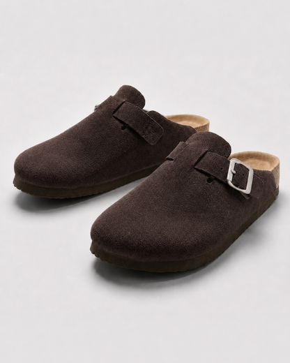 Clog Studios Zuecos de Ante con Plantilla Suave Premium