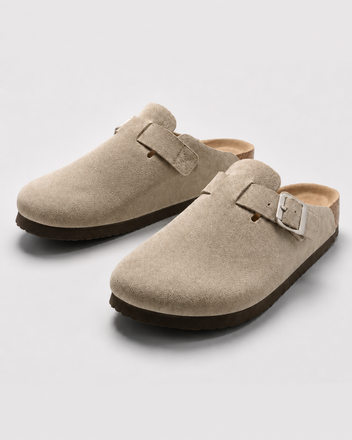 Clog Studios Zuecos de Ante con Plantilla Suave Premium