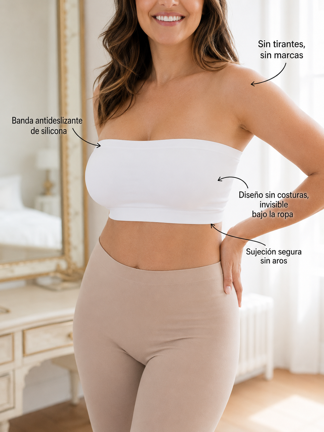 BREEZEMONT™ | Sujetador Antideslizante Sin Costuras
