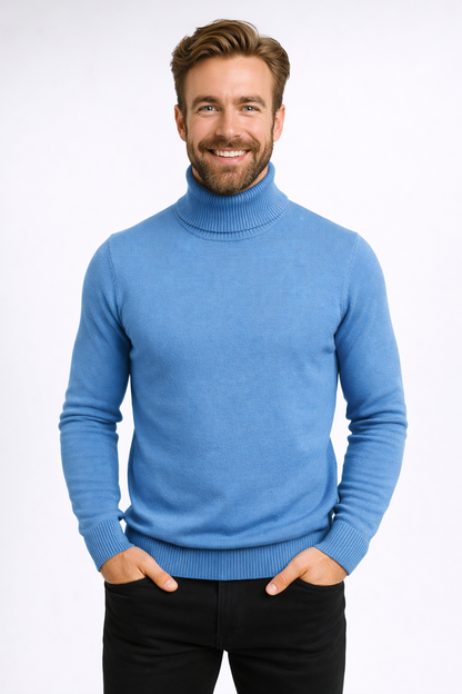 ALESSIO™ | Suéter de Cuello Alto Premium