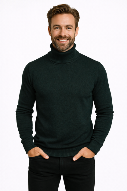 ALESSIO™ | Suéter de Cuello Alto Premium