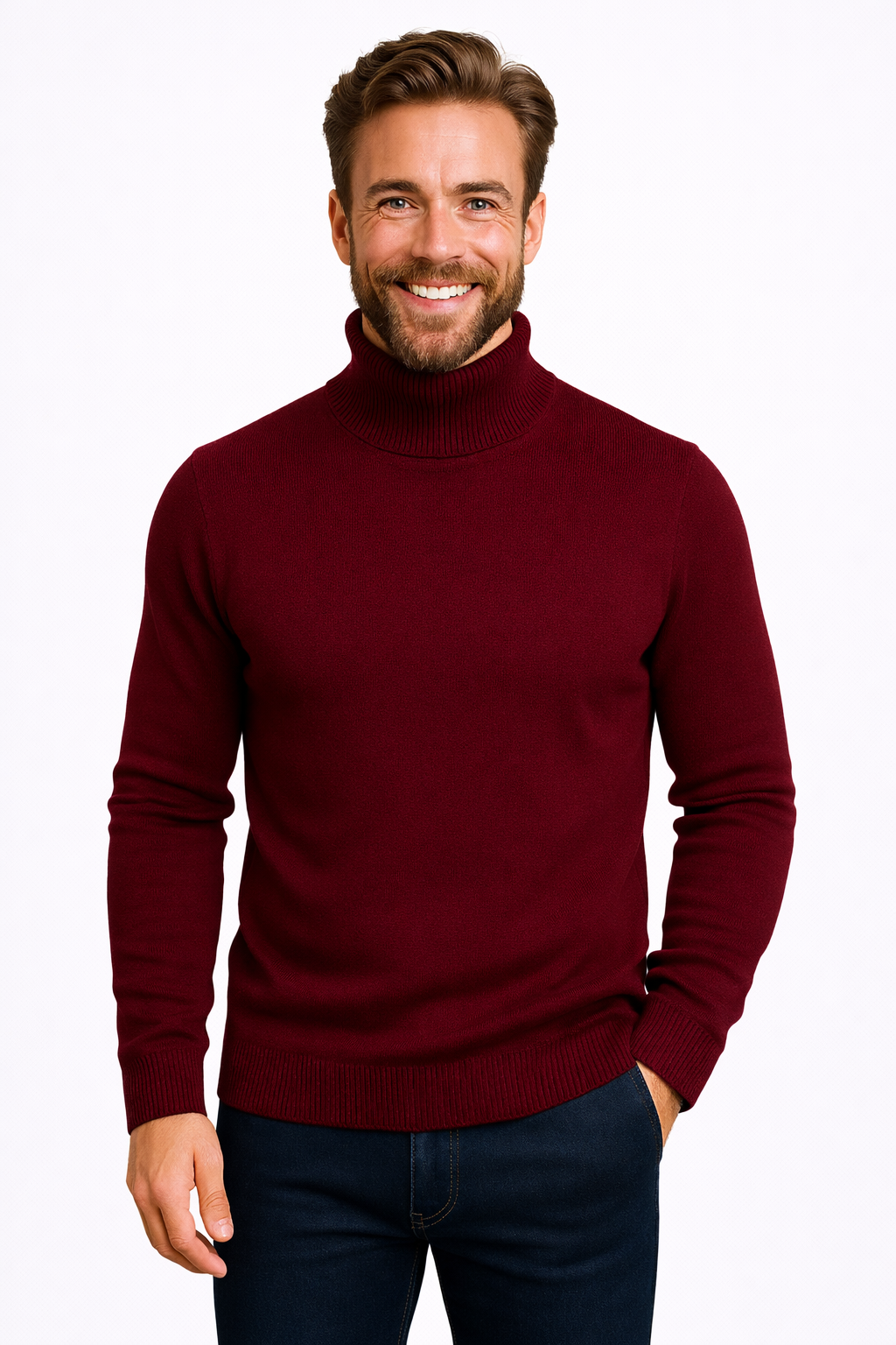 ALESSIO™ | Suéter de Cuello Alto Premium