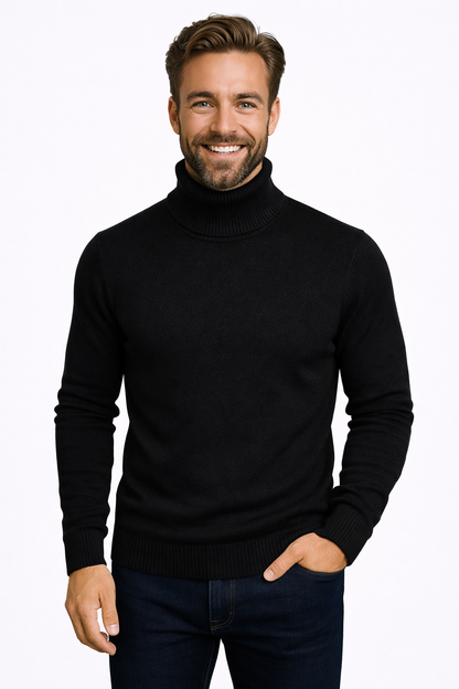 ALESSIO™ | Suéter de Cuello Alto Premium