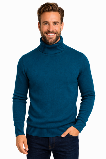 ALESSIO™ | Suéter de Cuello Alto Premium