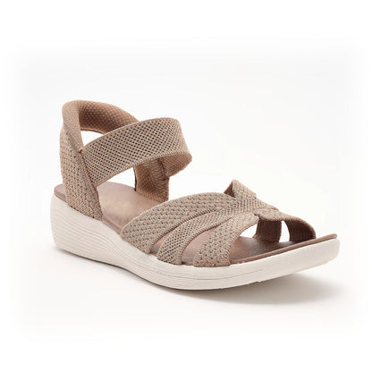 Northend Sequin Knit Women's Wedge Sandals Open-Toe Stretch Comfort