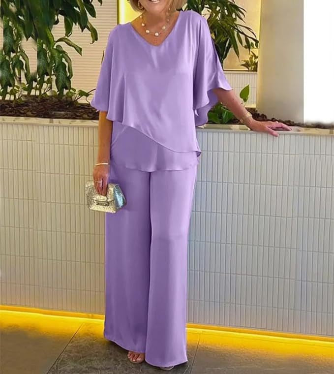 MARTHA™ | Conjunto Cómodo de Pierna Ancha