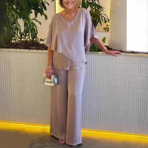 MARTHA™ | Conjunto Cómodo de Pierna Ancha