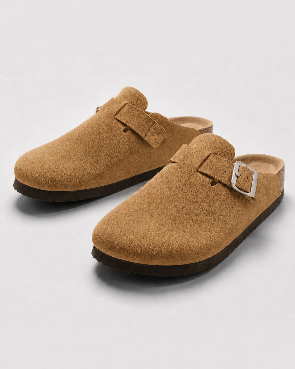 Clog Studios Zuecos de Ante con Plantilla Suave Premium
