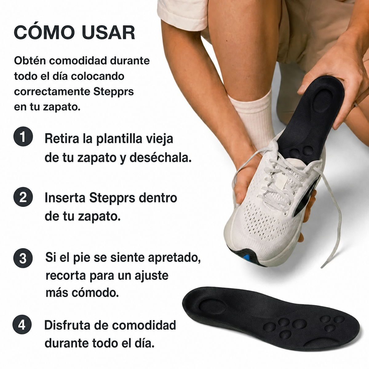 Plantillas de masaje Orthomont – Comodidad para turnos de 12 horas