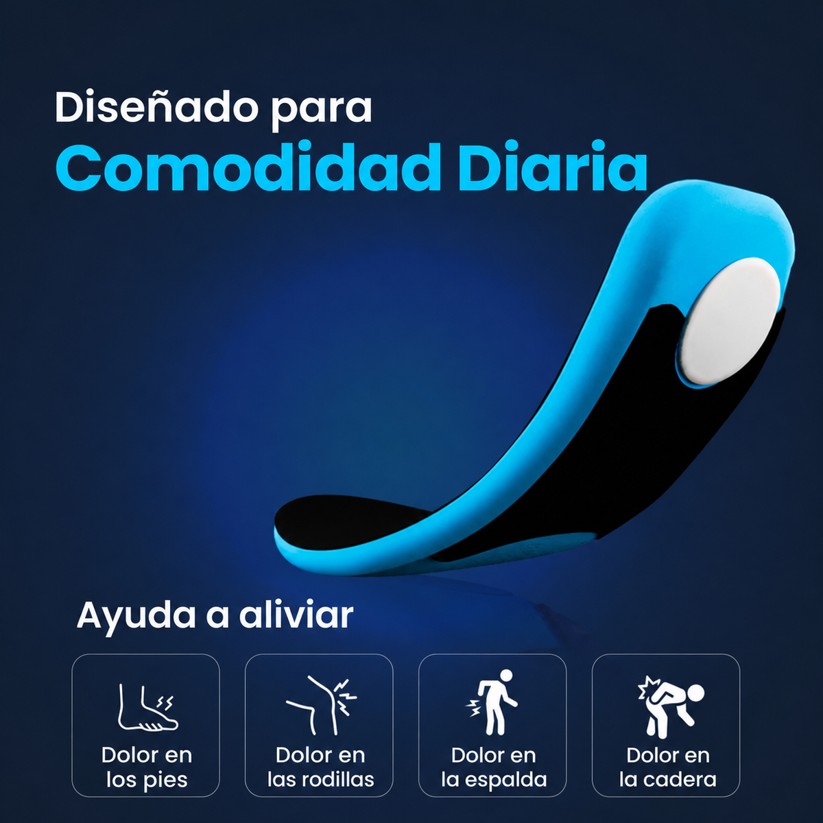 Plantilla de comodidad y soporte para todo el día