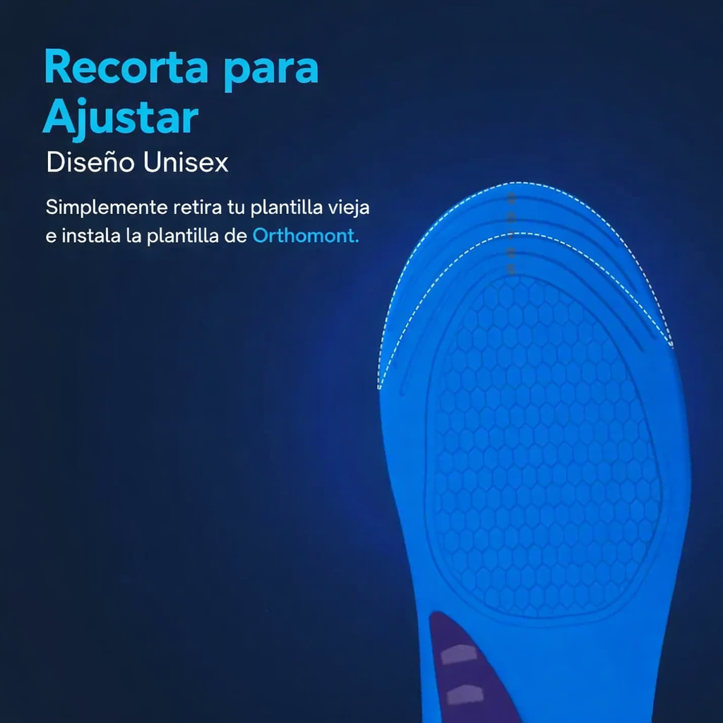 Plantillas ortopédicas deportivas de gel con memoria