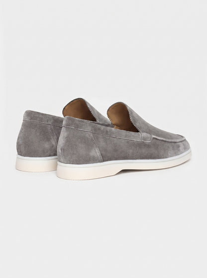 Amalfi Yacht Mocasines de Ante Gris
