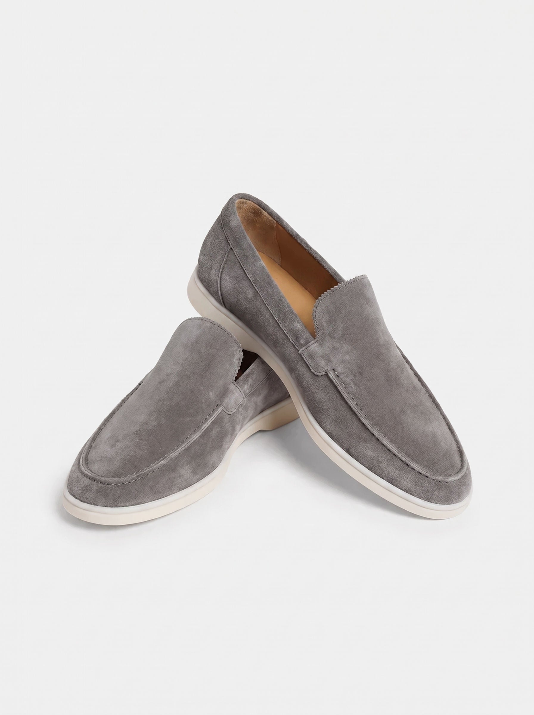 Amalfi Yacht Mocasines de Ante Gris
