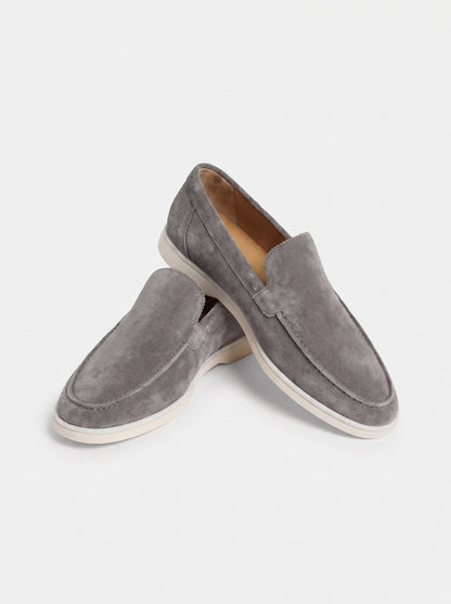 Amalfi Yacht Mocasines de Ante Gris