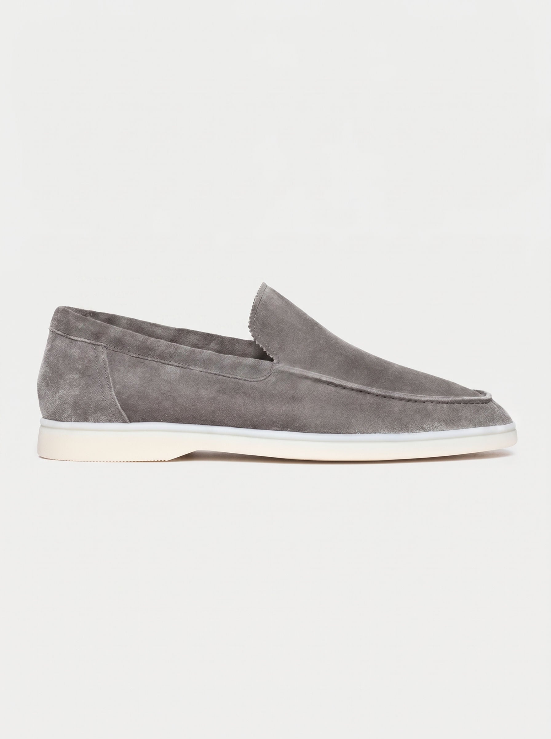 Amalfi Yacht Mocasines de Ante Gris