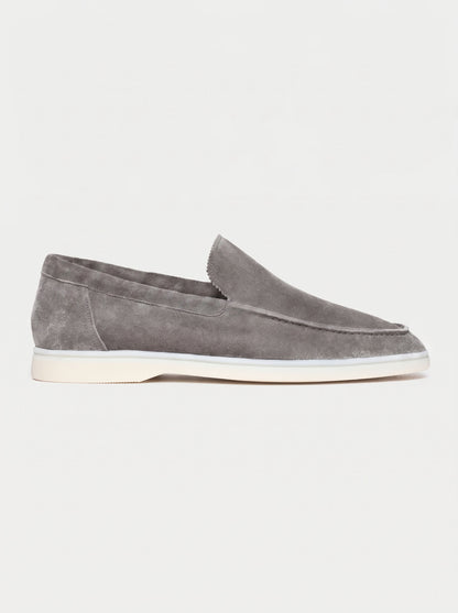 Amalfi Yacht Mocasines de Ante Gris