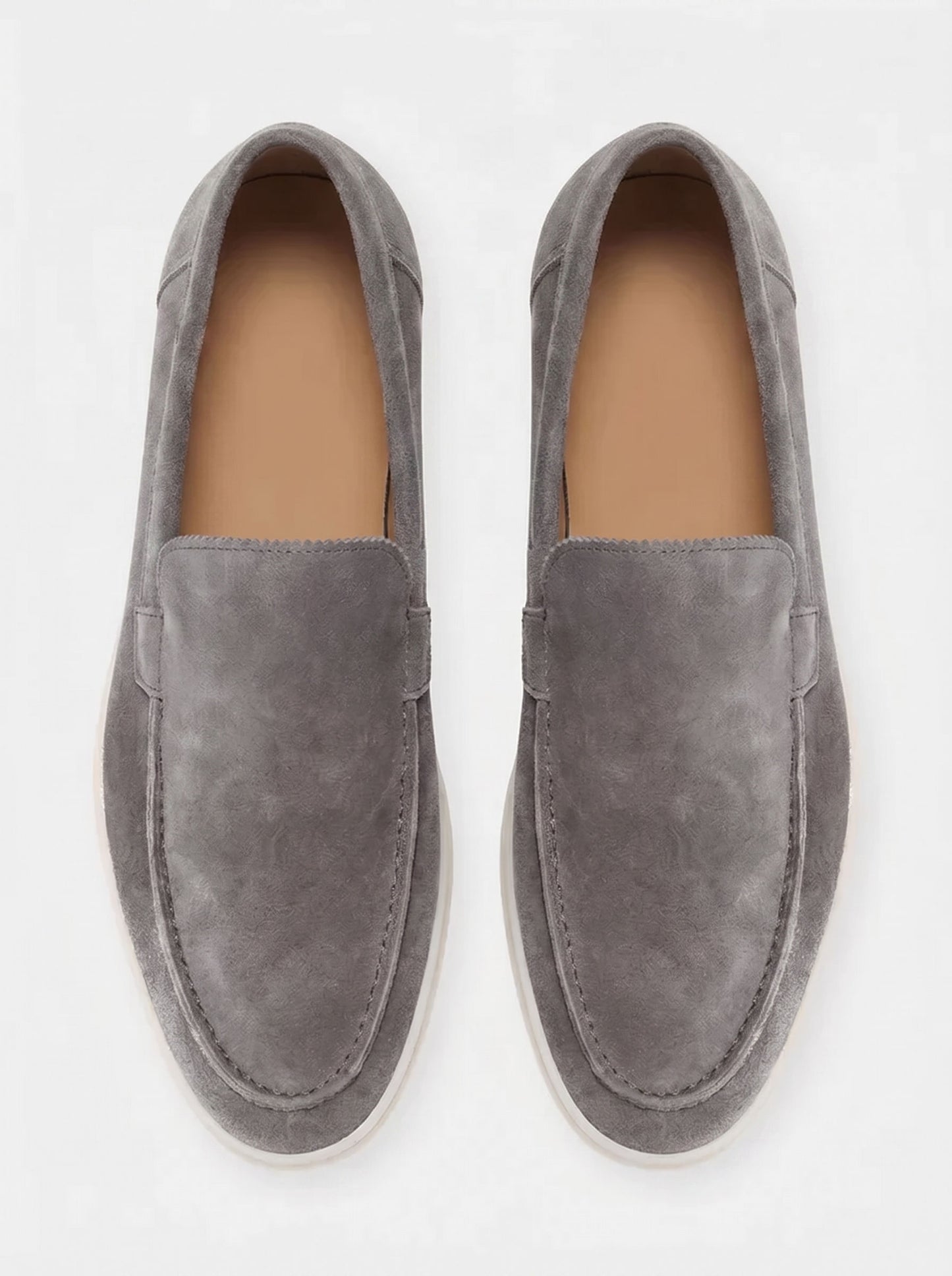 Amalfi Yacht Mocasines de Ante Gris