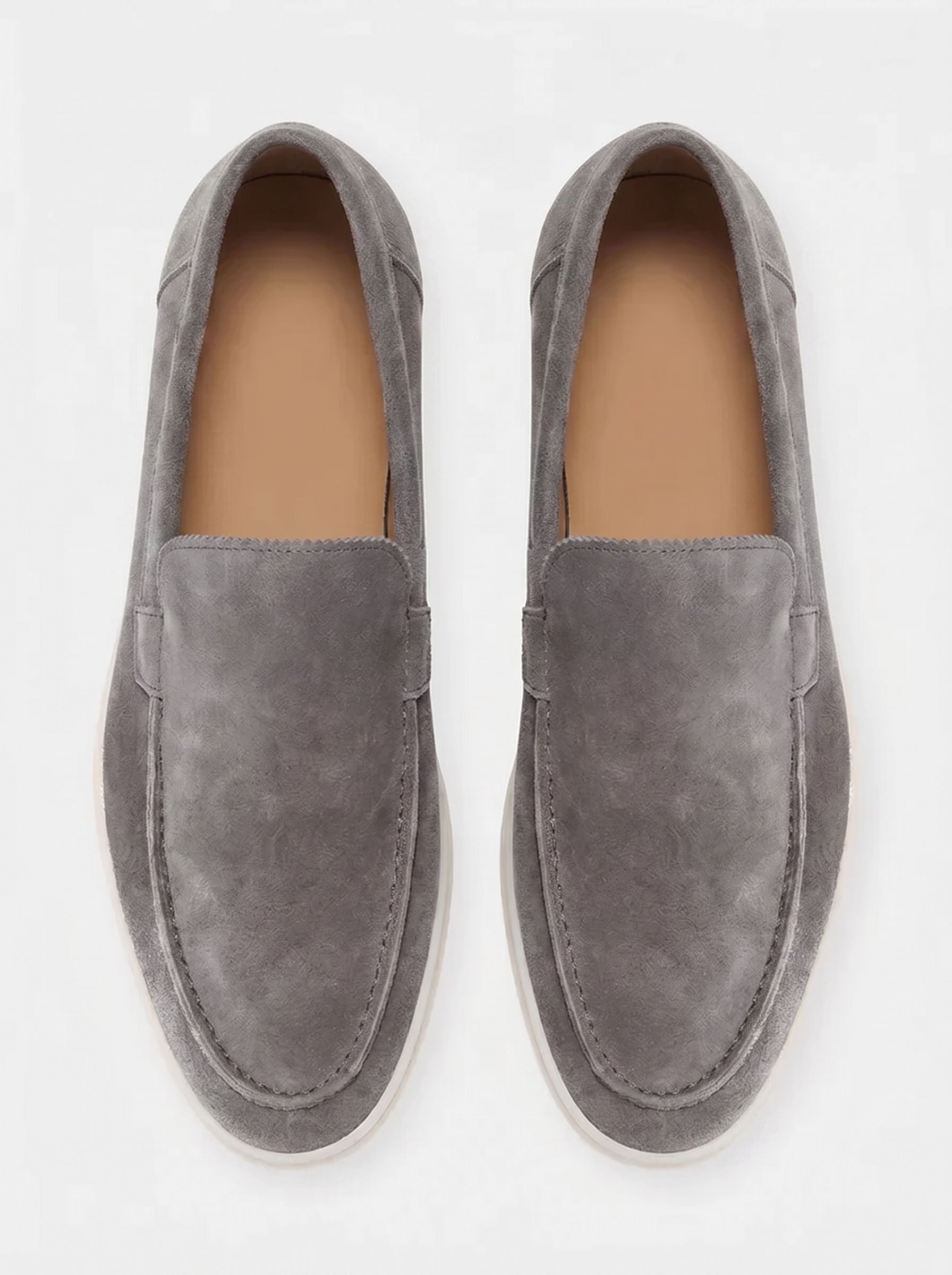 Amalfi Yacht Mocasines de Ante Gris