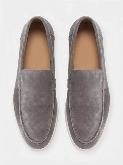 Amalfi Yacht Mocasines de Ante Gris