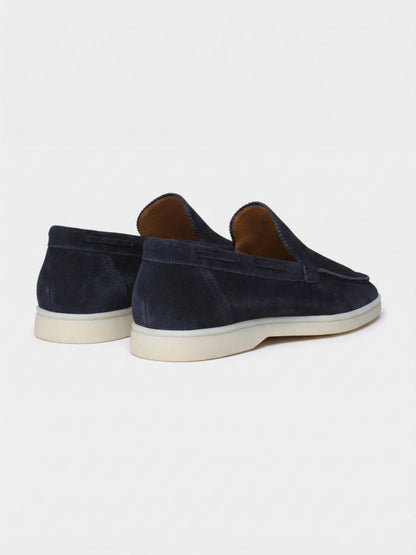 Amalfi Yacht Mocasines de Ante Premium en Verde Salvia