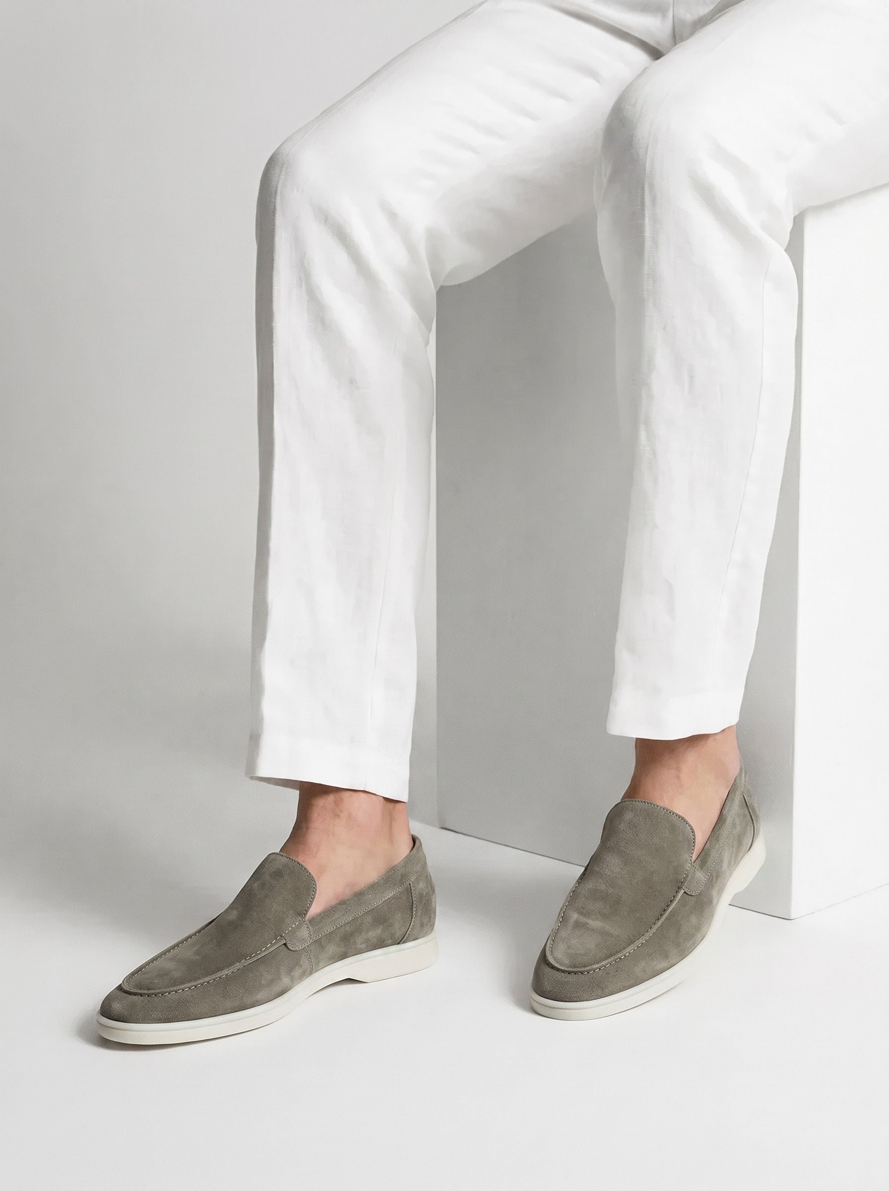Mocasines Amalfi Pistache Yacht, Ante Verde Salvia