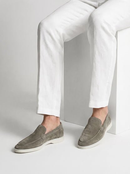Mocasines Amalfi Pistache Yacht, Ante Verde Salvia