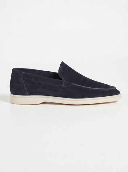 Amalfi Yacht Mocasines de Ante Premium en Verde Salvia