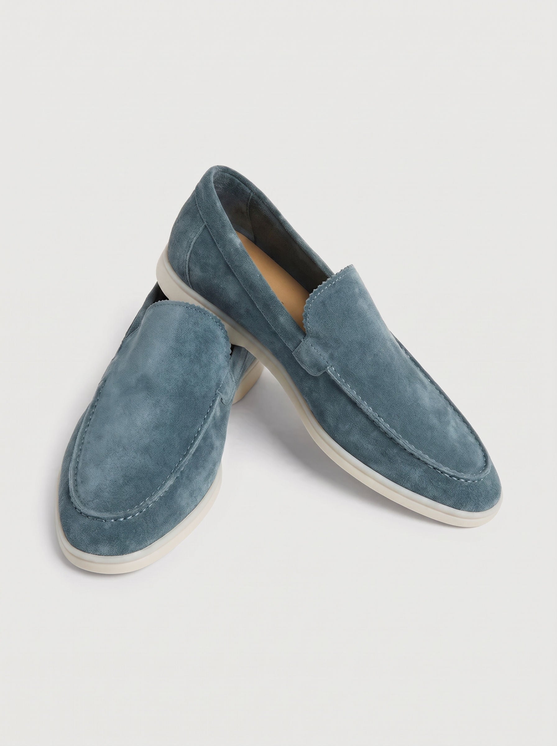 Mocasines Náuticos Amalfi Talisman de Ante en Verde Salvia