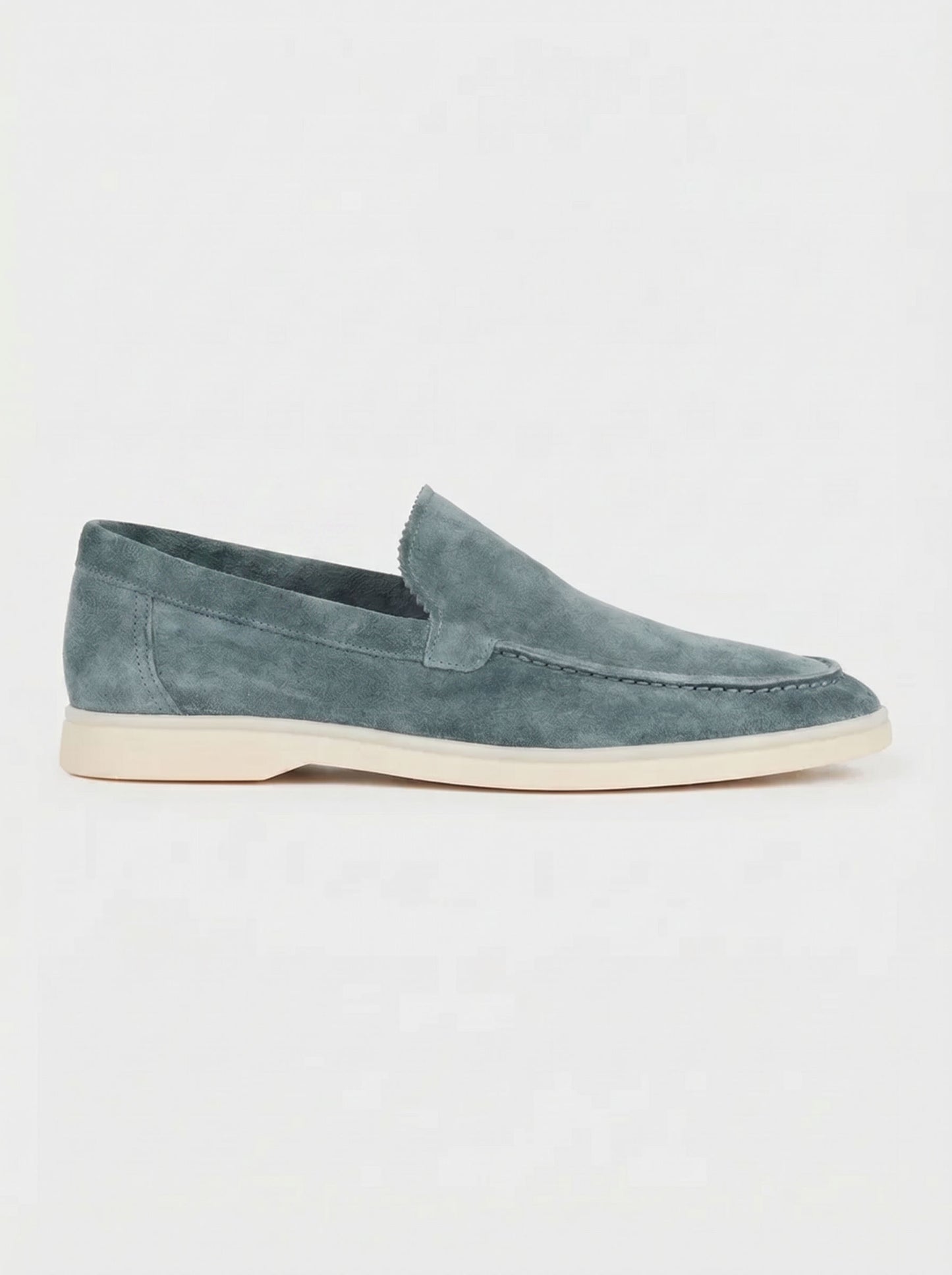 Mocasines Náuticos Amalfi Talisman de Ante en Verde Salvia
