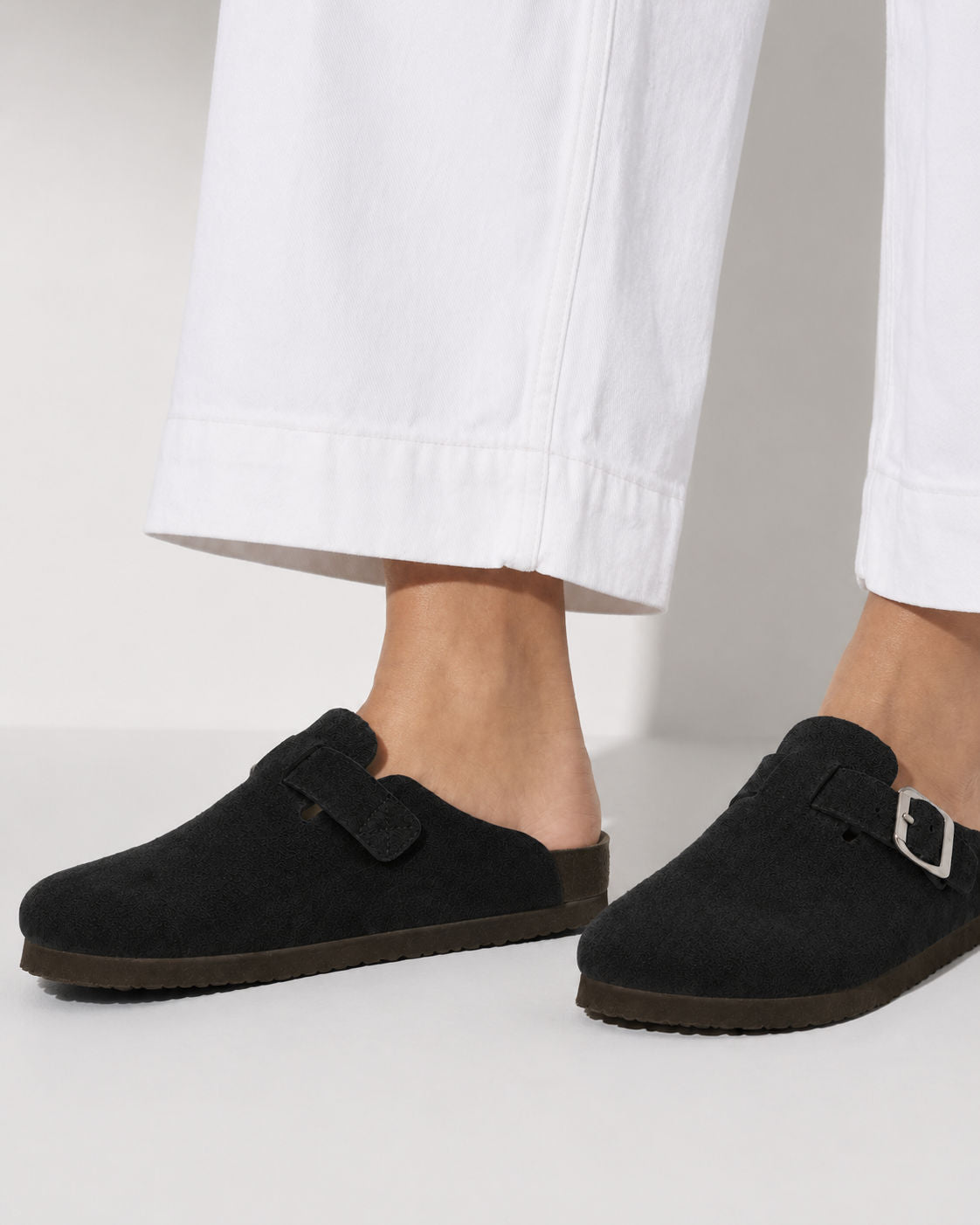 Clog Studios Zuecos de Ante con Plantilla Suave Premium