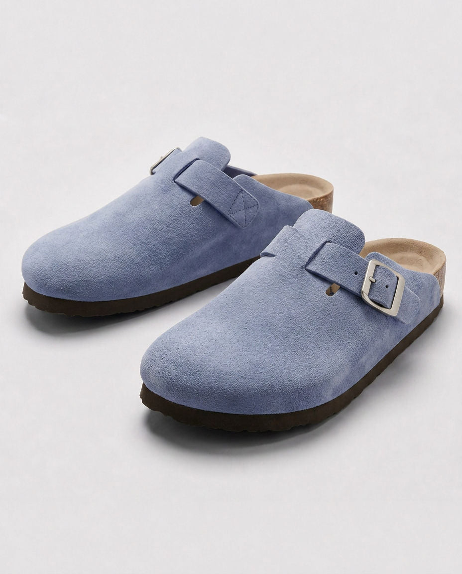 Clog Studios Zuecos de Ante con Plantilla Suave Premium