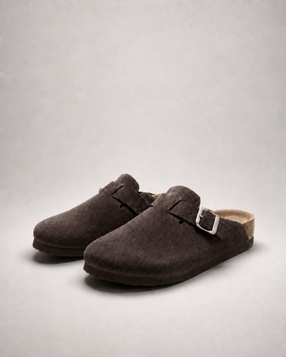 Clog Studios Zuecos de Ante con Plantilla Suave Premium