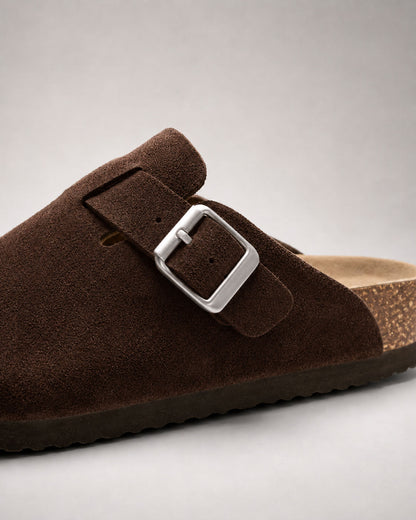 Clog Studios Zuecos de Ante con Plantilla Suave Premium
