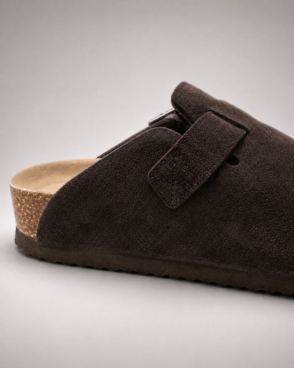 Clog Studios Zuecos de Ante con Plantilla Suave Premium