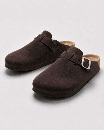 Clog Studios Zuecos de Ante con Plantilla Suave Premium