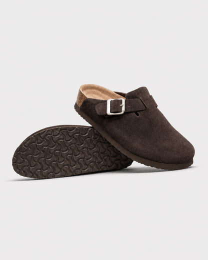 Clog Studios Zuecos de Ante con Plantilla Suave Premium