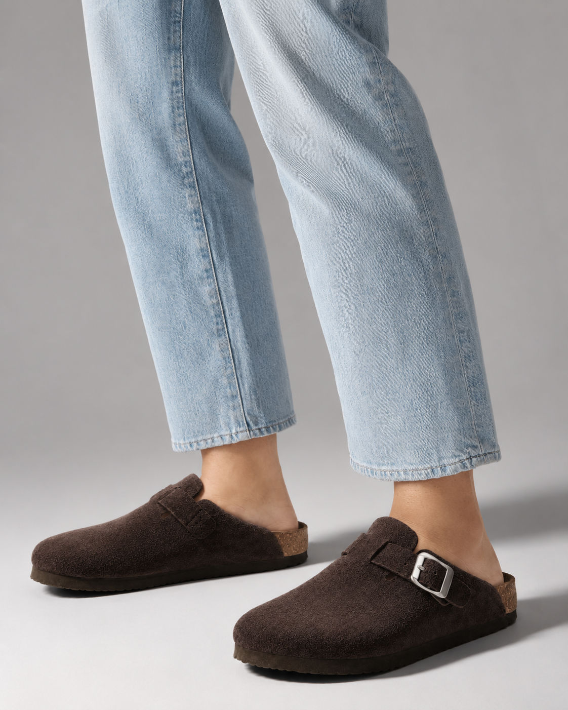Clog Studios Zuecos de Ante con Plantilla Suave Premium