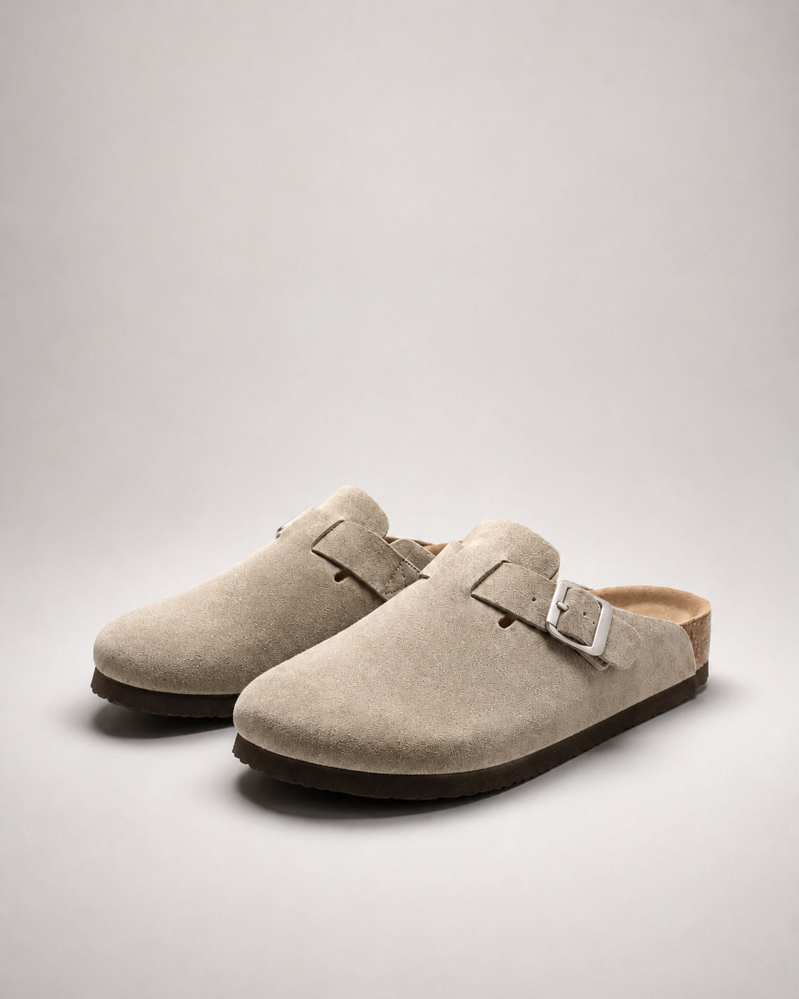 Clog Studios Zuecos de Ante con Plantilla Suave Premium