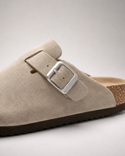 Clog Studios Zuecos de Ante con Plantilla Suave Premium